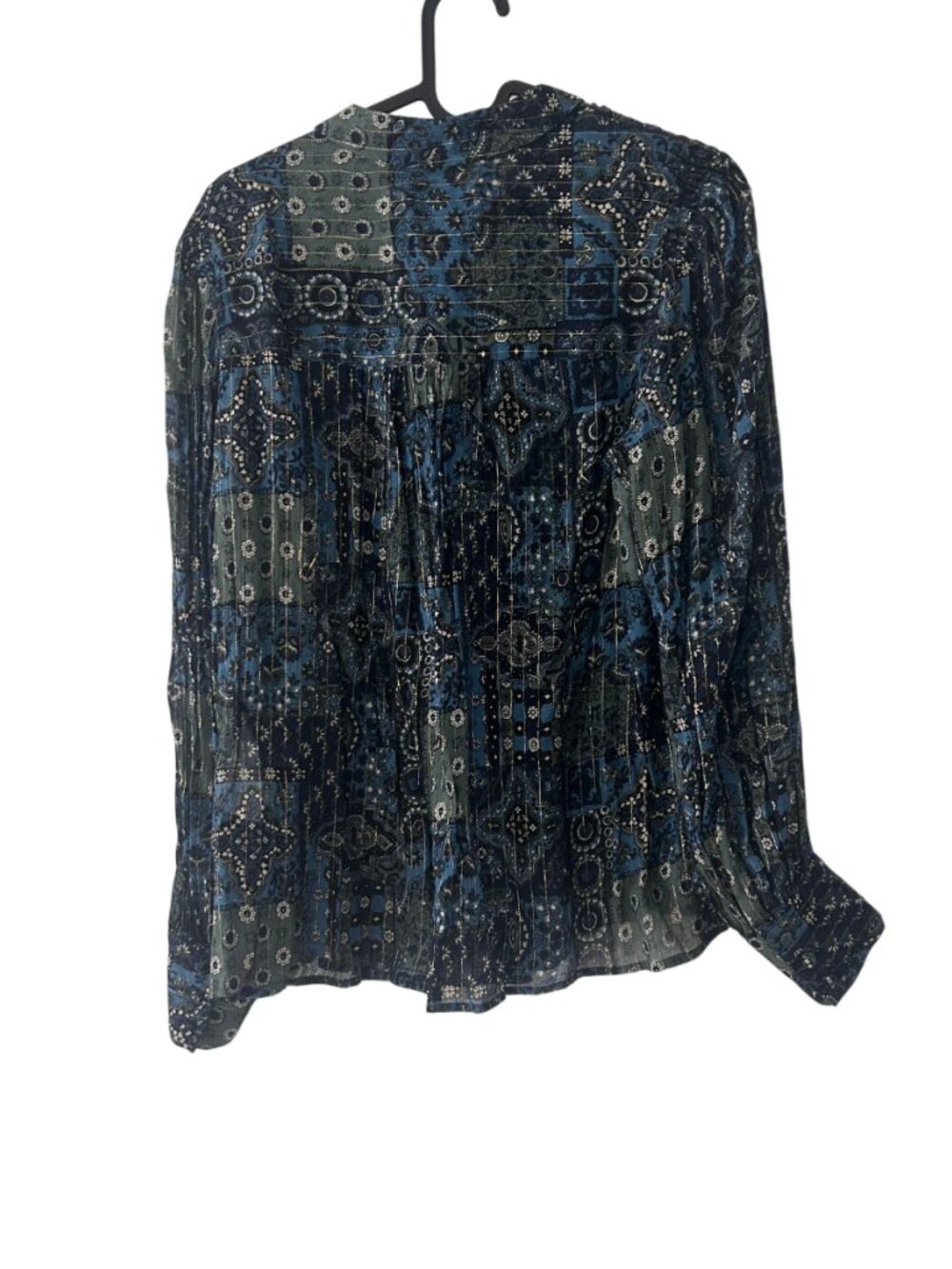 SEZANE TIANNA SHIRT ARIZONA BLUE 2 - Picture 5 of 9